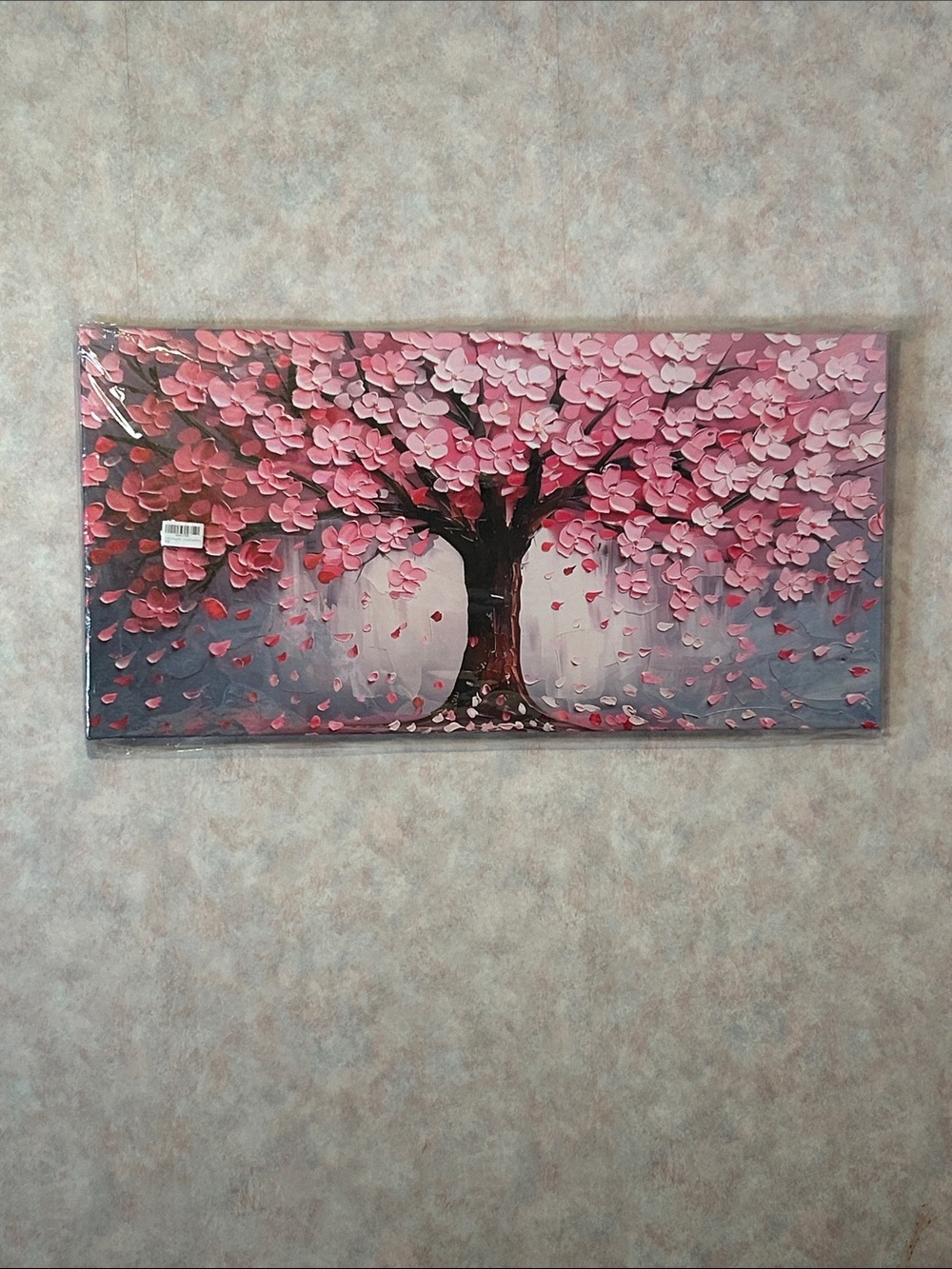 Pink Blossom Tree Canvas Wall Art